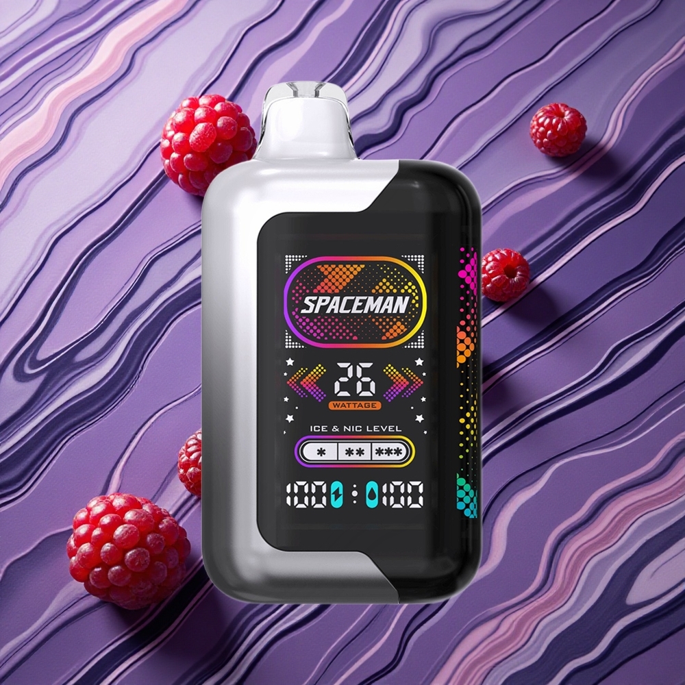 SMOK SPACEMAN SP40000 40000 Puffs Melnā Mālene Latvija vape