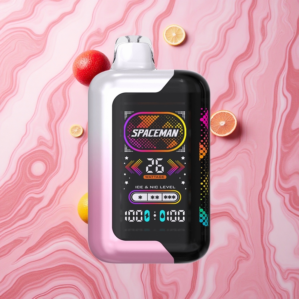 SMOK SPACEMAN SP40000 40000 Puffs Rožu Limonāde 20ml Latvija vape