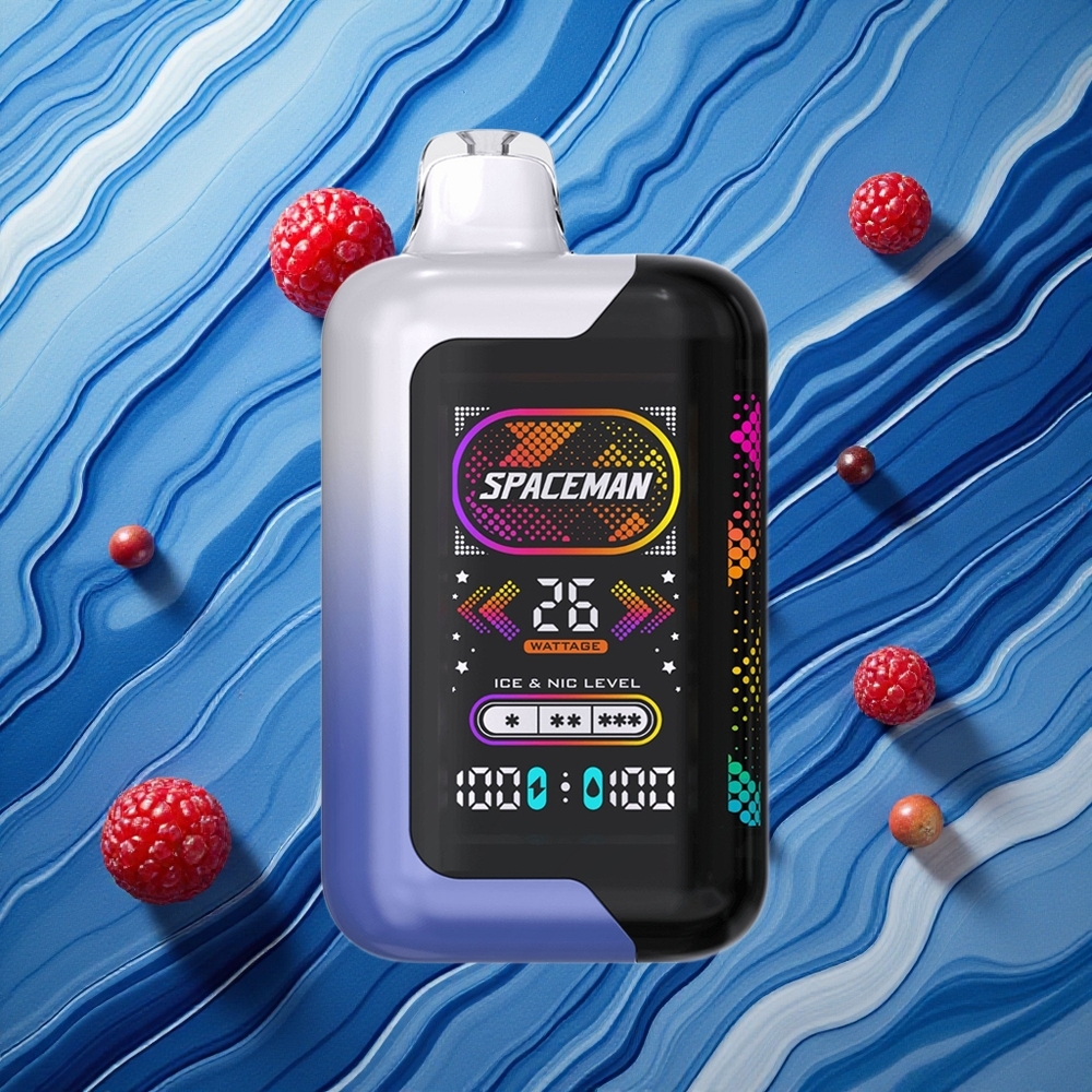 SMOK SPACEMAN SP40000 40000 Puffs Zilā Aveņu Ledus Latvija vape