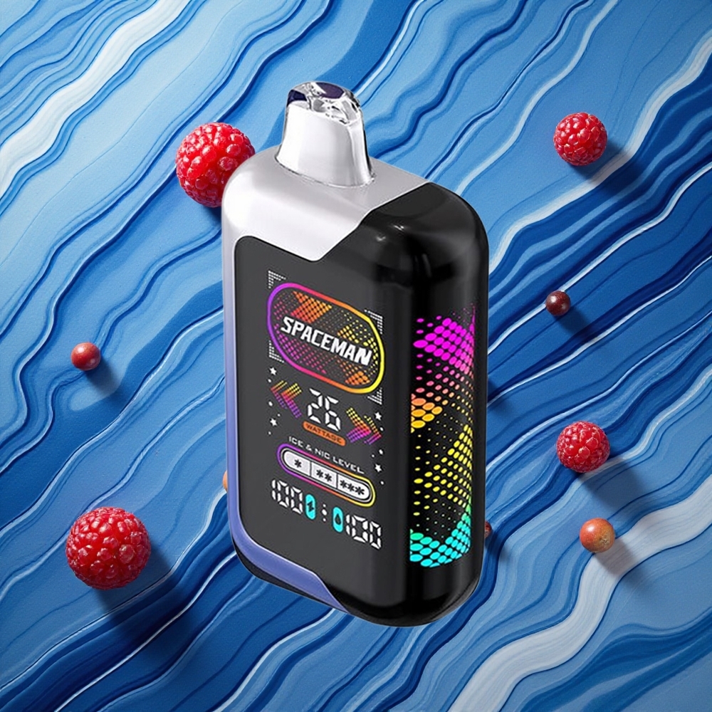 SMOK SPACEMAN SP40000 40000 Puffs Zilā Aveņu Ledus Latvija vape