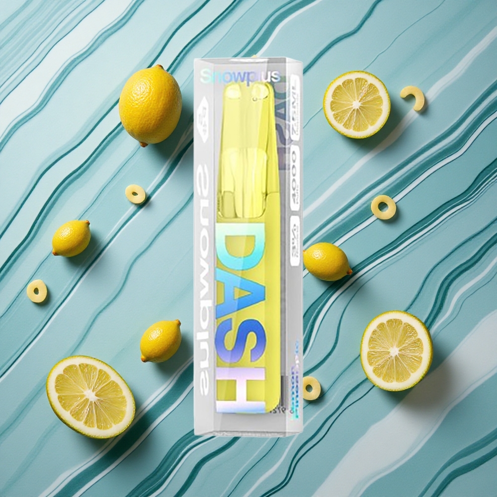 Snowplus Dash 4000 Puffs Citrons Ananāss 530 mAh 7.5 ml Latvija vape