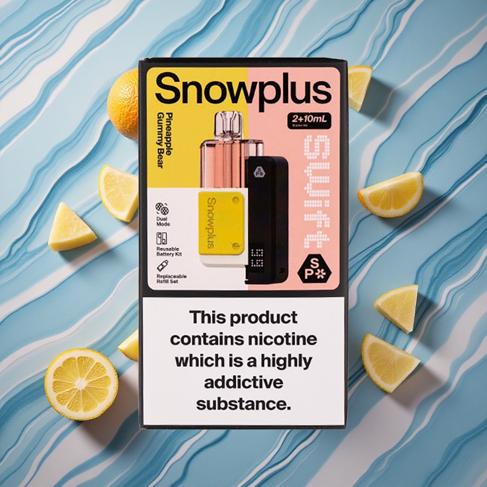 Snowplus Swift 5000 Puffs Ananāsu Gumijlācītis 1000mAh 2ml Latvija vape
