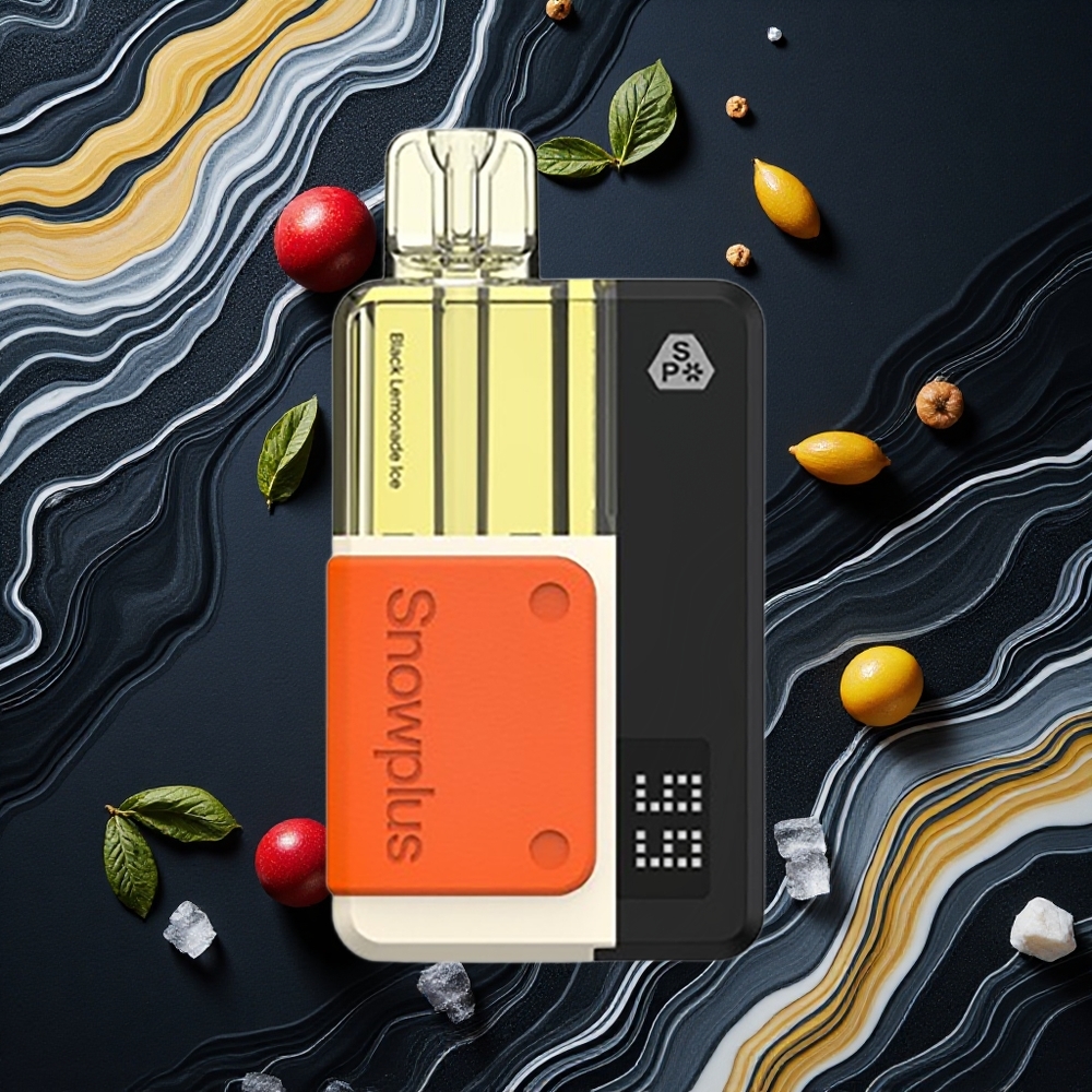 Snowplus Swift 5000 Puffs Melnā Citronādes Ledus 1000 mAh 2 10 ml Latvija vape