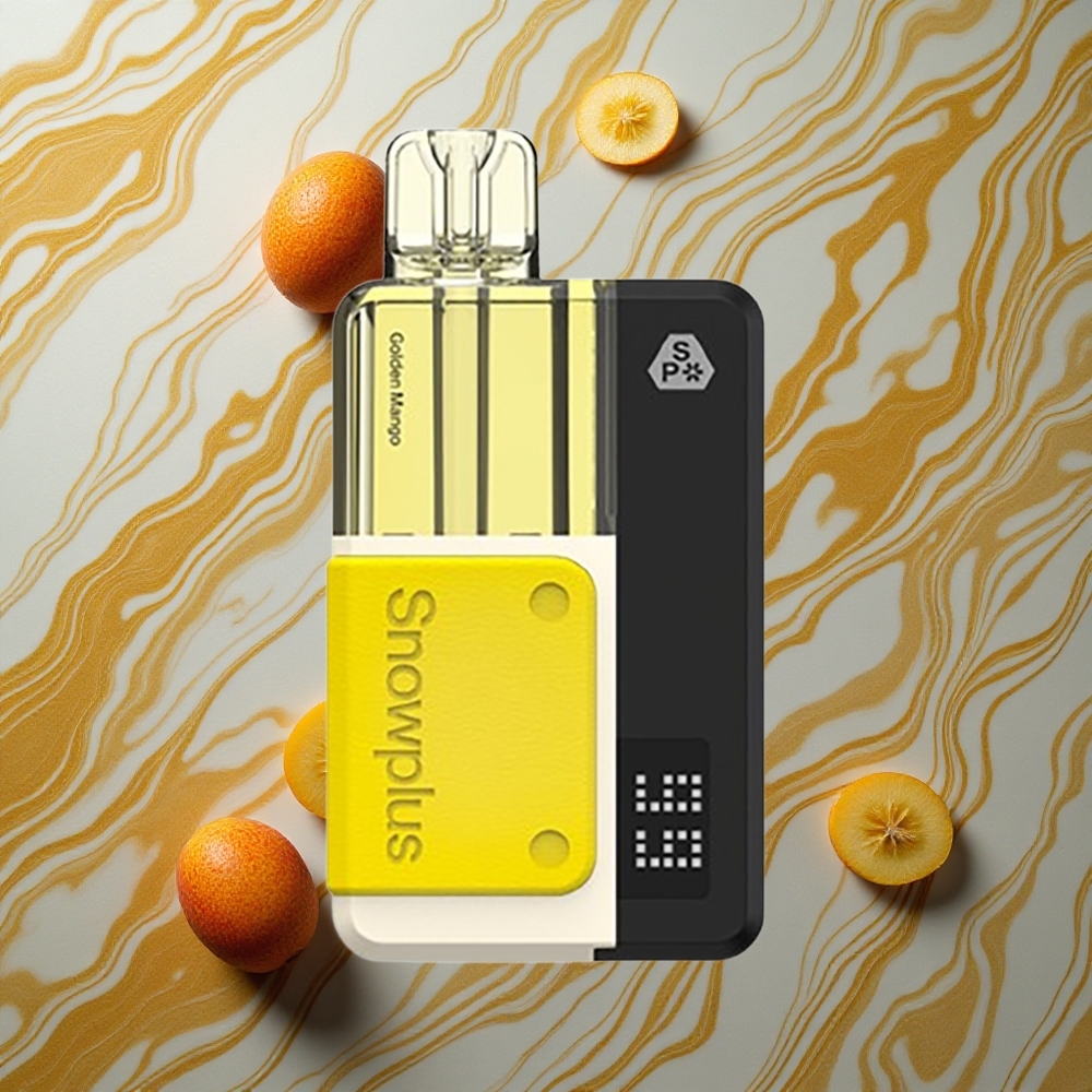 Snowplus Swift 5000 Puffs Zelta Mango 1000mAh 10ml Latvija vape