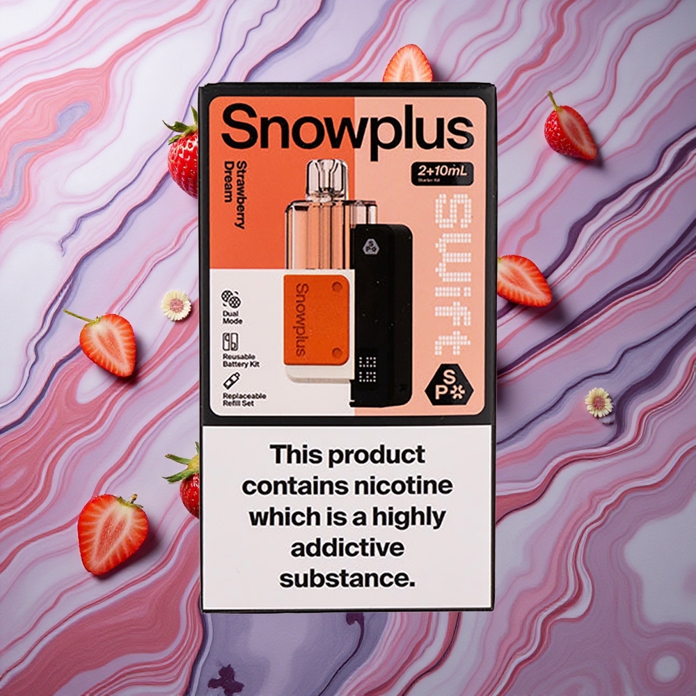 Snowplus Swift 5000 Puffs Zemeņu Sapnis 1000mAh 2% Latvija vape