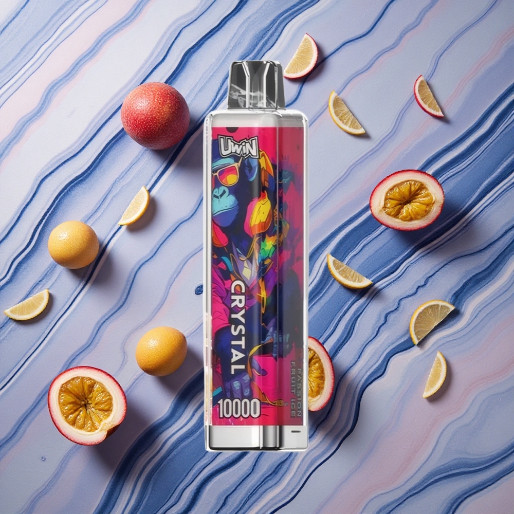UWIN Crystal 10000 Puffs Avenesā Ledus RGB Latvija vape