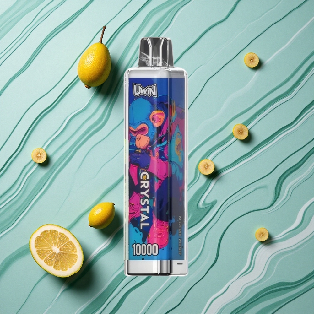 UWIN Crystal 10000 Puffs Miami Mētra (RGB gaismas, 18ml) Latvija vape