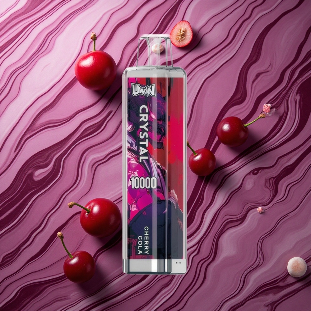 UWIN Crystal 10000 Puffs ķiršu kola RGB Latvija vape