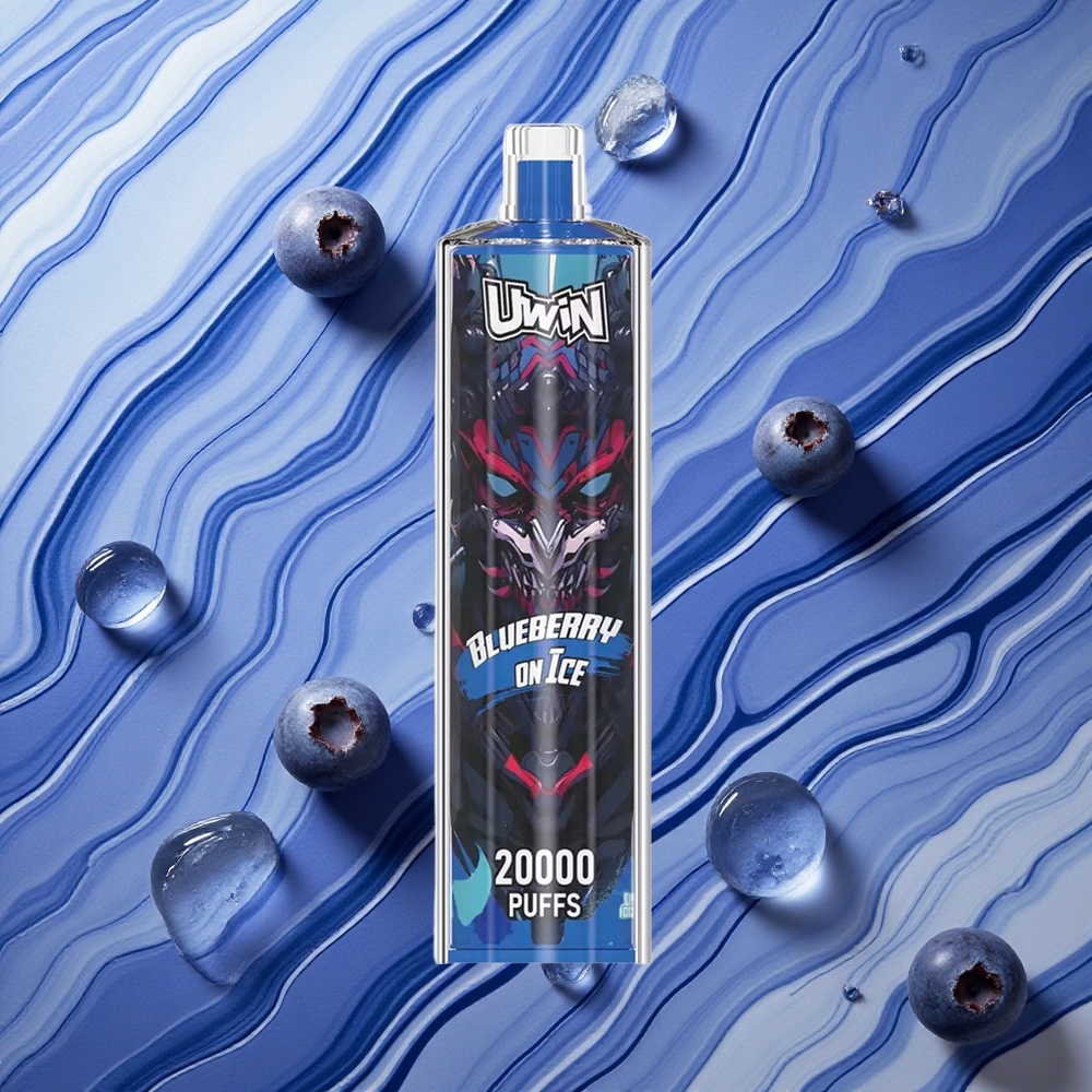 Uwin Shisha Crystal 20000 Puffs Melleņu uz ledus Latvija vape