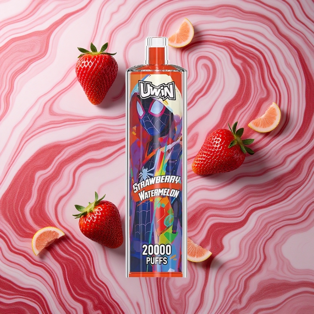 Uwin Shisha Crystal 20000 Puffs Zemene Arbūzs Latvija vape