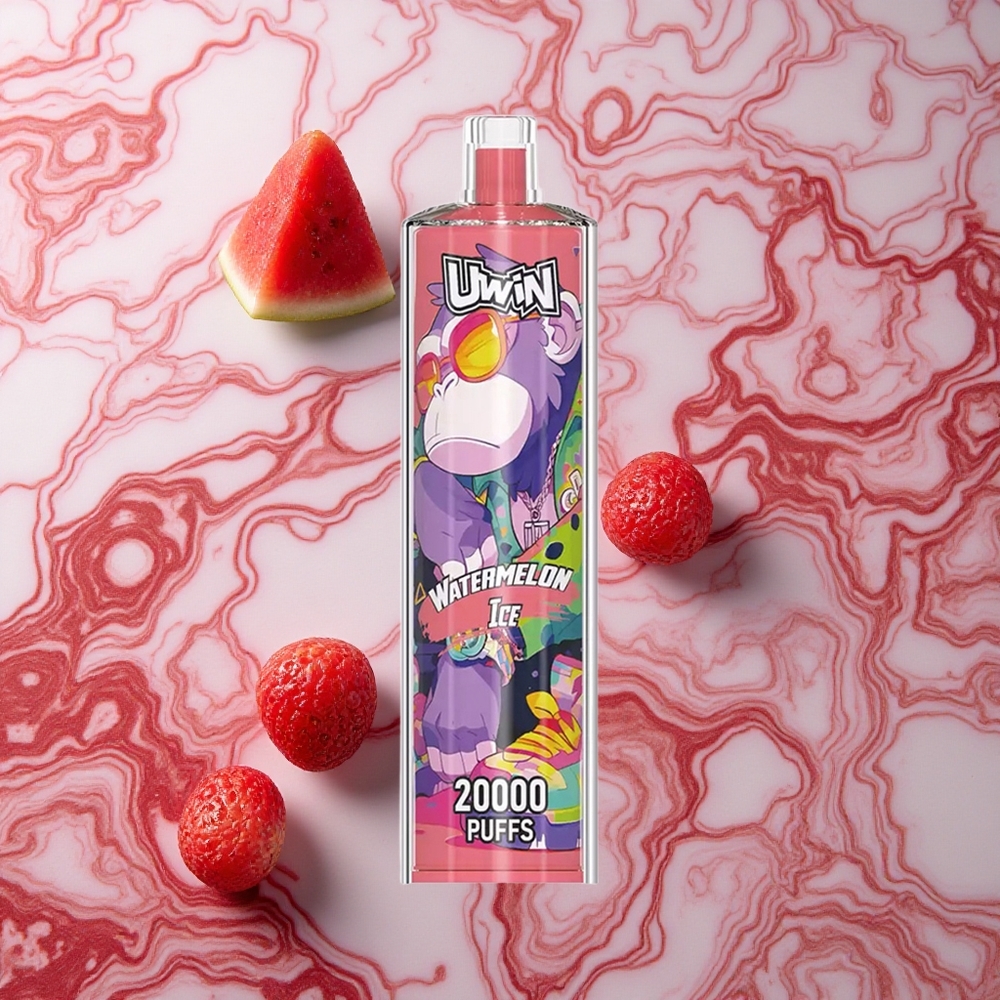 Uwin Shisha Crystal 20000 piepildījumi Arbūza Ledus Latvija vape
