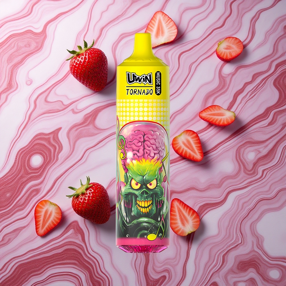 Uwin Tornado 35K Zemeņu Ledus 600mAh baterija Latvija vape