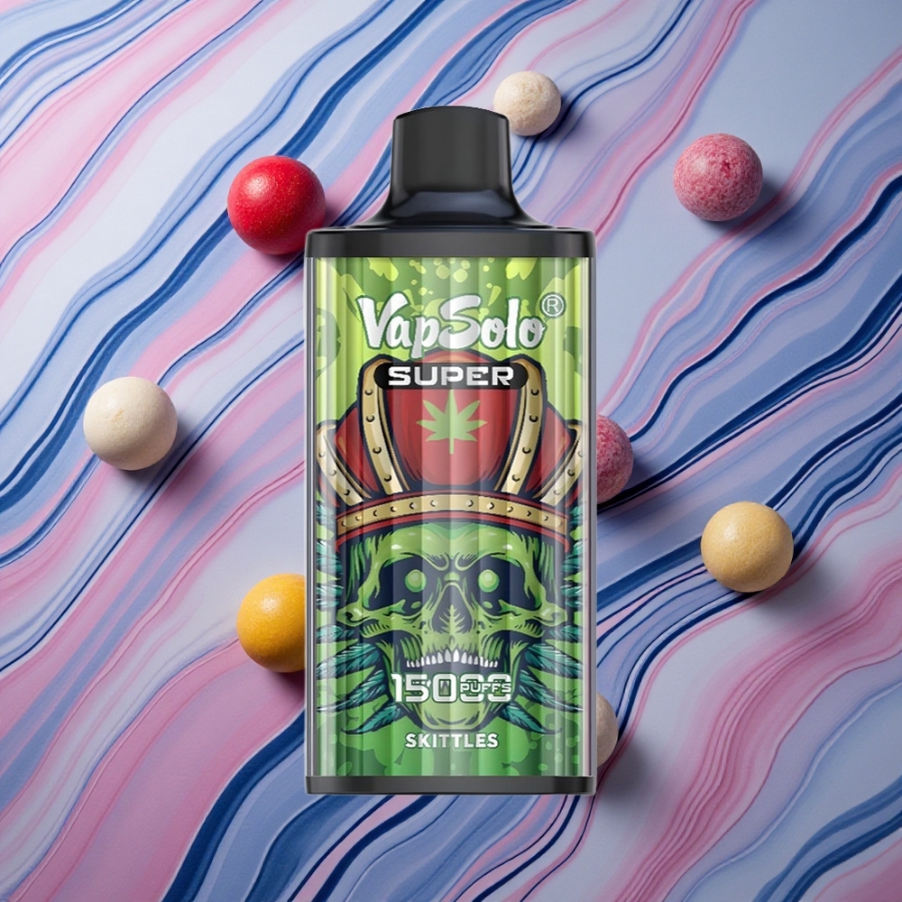 Vapsolo Super 15000 Puffs 40ml Skitlīši Latvija vape