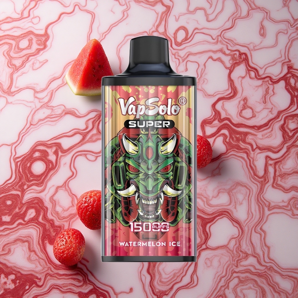 Vapsolo Super 15000 Puffs Arbūzu Ledus 40ml 850mah Latvija vape