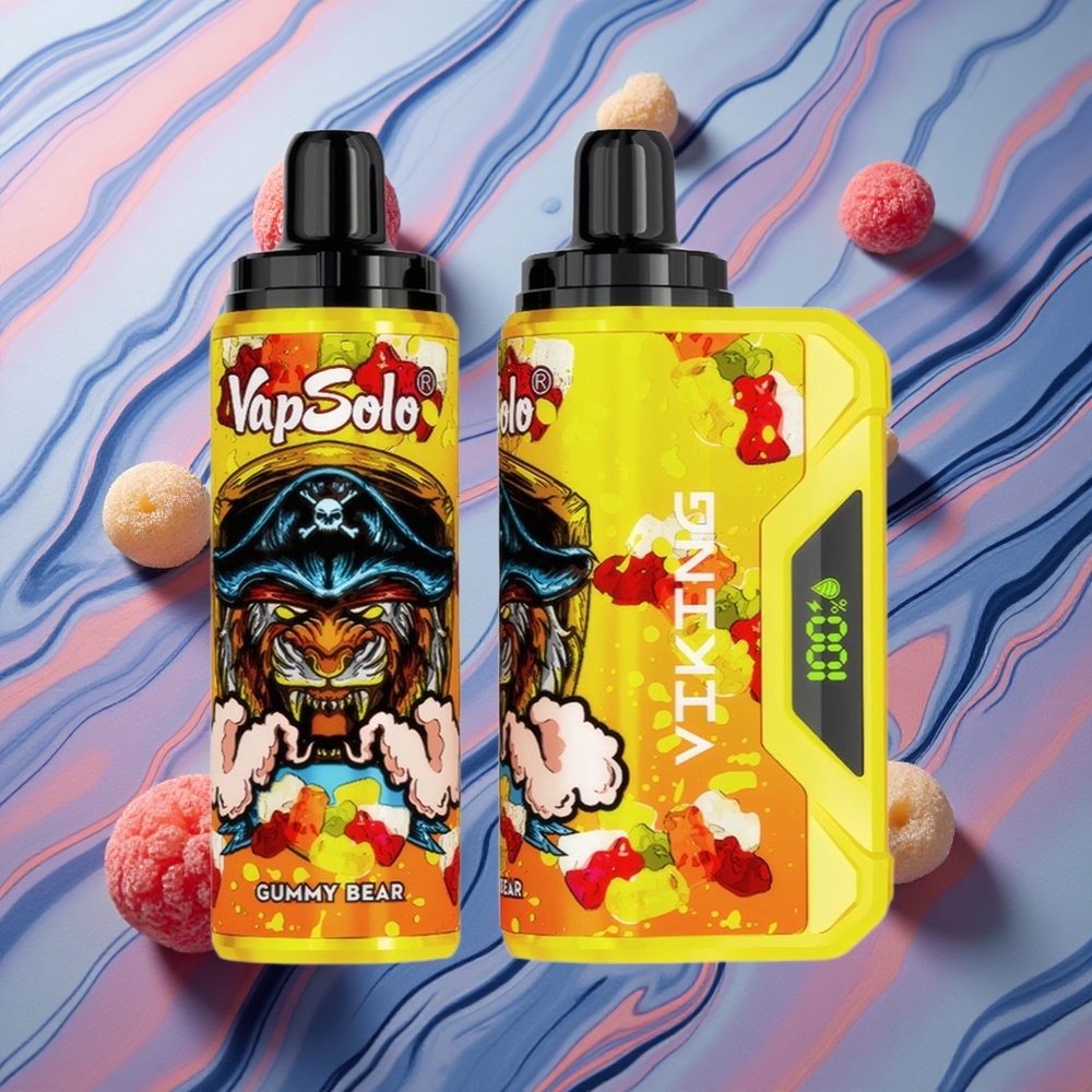 VapSolo VIKING 12000 Puffs Gummy Bear (22ml, 50 mg/ml) Latvija vape