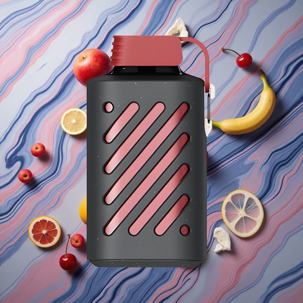 VOZOL GEAR 10000 Puffs 20 ml E-likvids Pūķaugļu Banānu Ķiršu Latvija vape