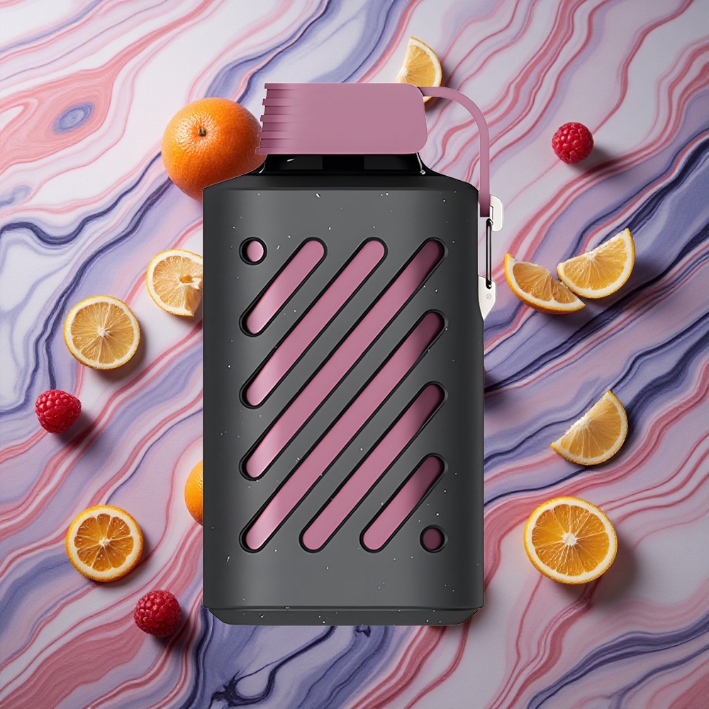 VOZOL GEAR 10000 Puffs Marakuļu Aveņu Mandarīnu 20ml E-liquid Latvija vape