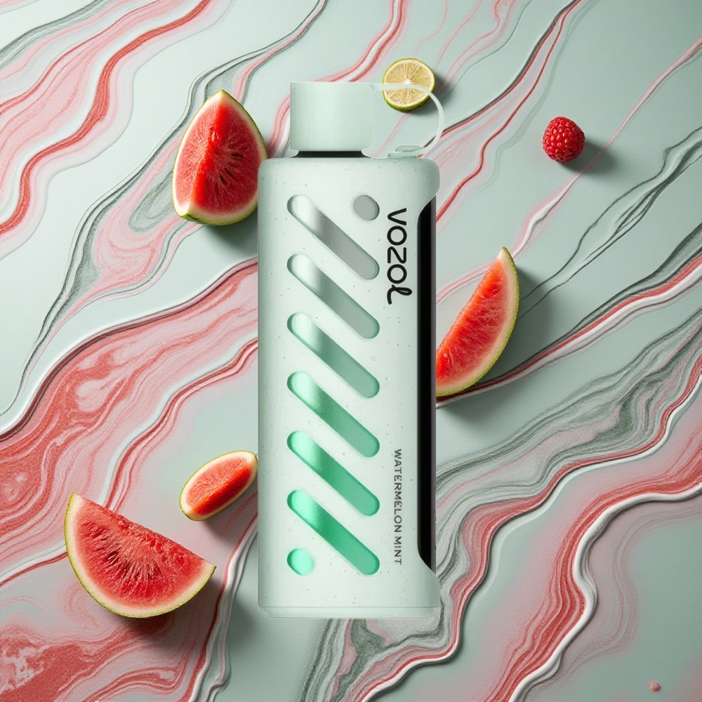 VOZOL Gear Shisha 25000 Piepildījumi Arbūzs Mētra S.i.L.C Tech Latvija vape