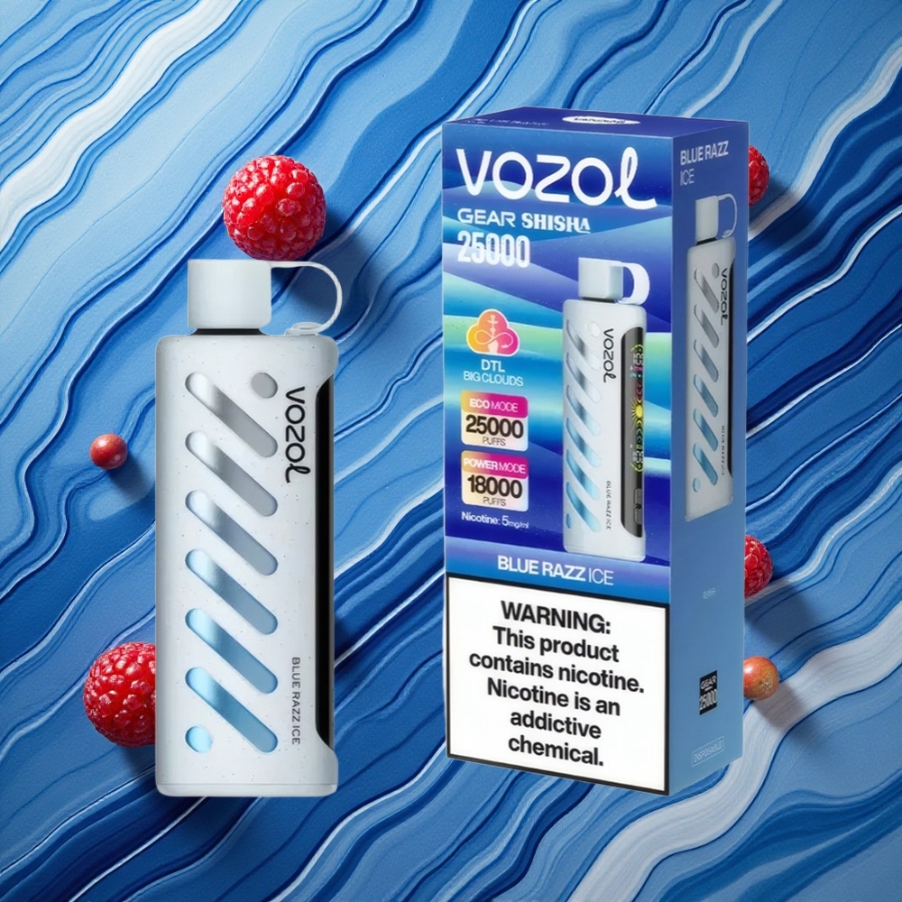 VOZOL Gear Shisha 25000 Puffs 30 Garšas S.i.L.C Tech Latvija vape