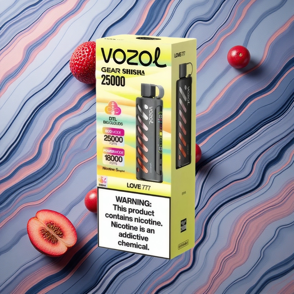 VOZOL Gear Shisha 25000 Puffs 30 Garšīgas Garšas Latvija vape