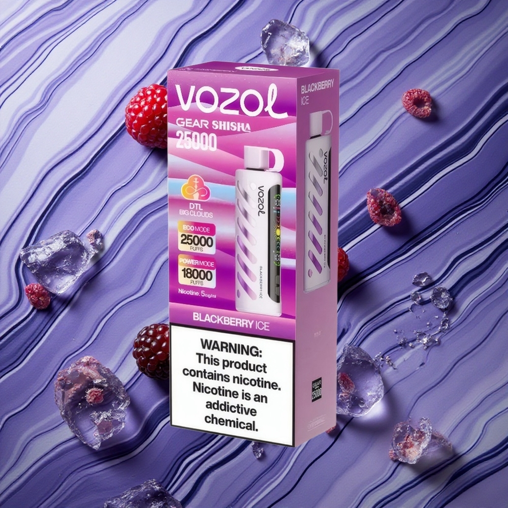 VOZOL Gear Shisha 25000 Puffs 30 Garšīgas garšas 1000mAh Latvija vape