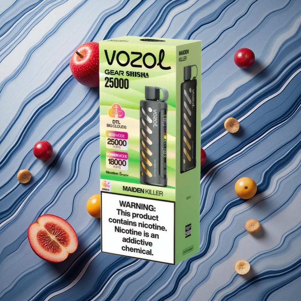 VOZOL Gear Shisha 25000 Puffs 30 Garšu S.i.L.C Tech Latvija vape