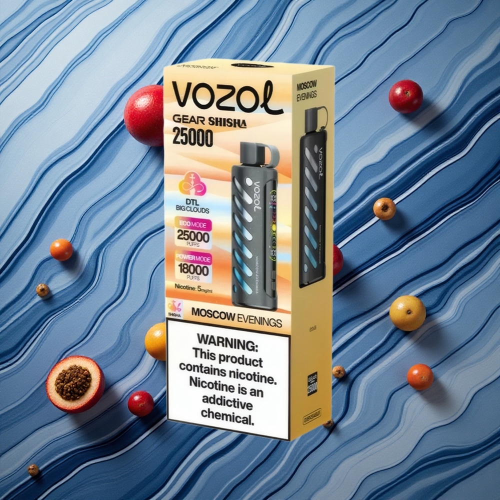 VOZOL Gear Shisha 25000 Puffs 30 Garšvielas Latvija vape