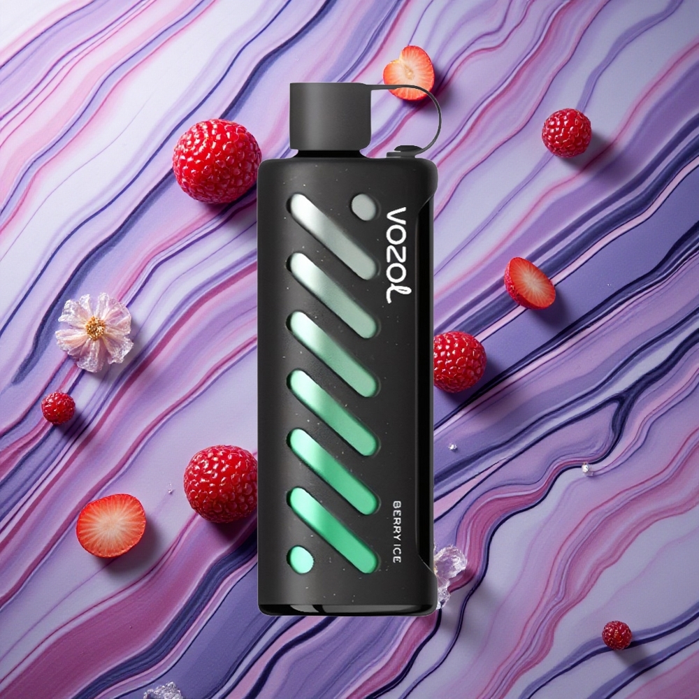 VOZOL Gear Shisha 25000 Puffs 5mg/ml Nikotīna Berry Ledus Latvija vape