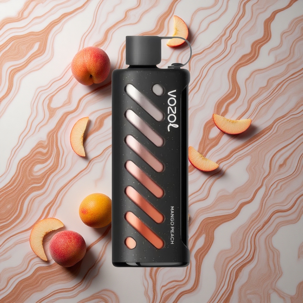 VOZOL Gear Shisha 25000 Puffs Manga Persiks S.i.L.C Tech Latvija vape