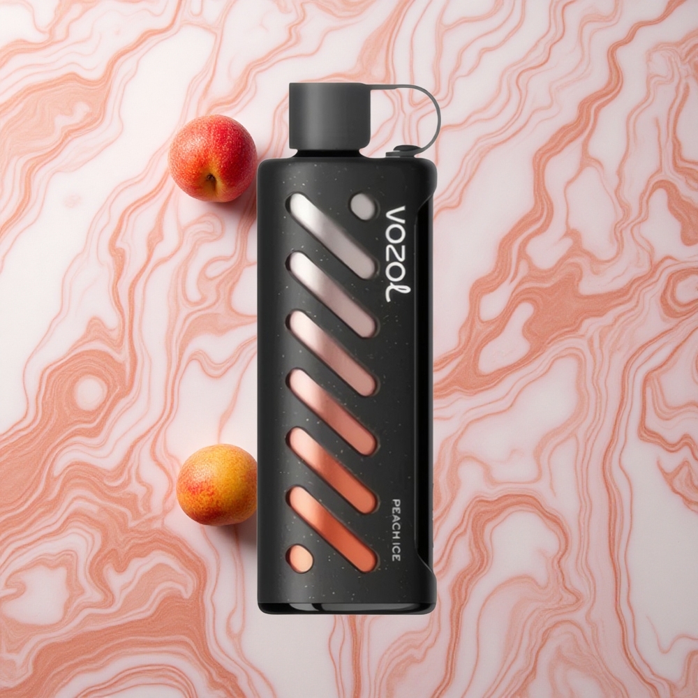VOZOL Gear Shisha 25000 Puffs Persiku Ledus Latvija vape S.i.L.C Tech