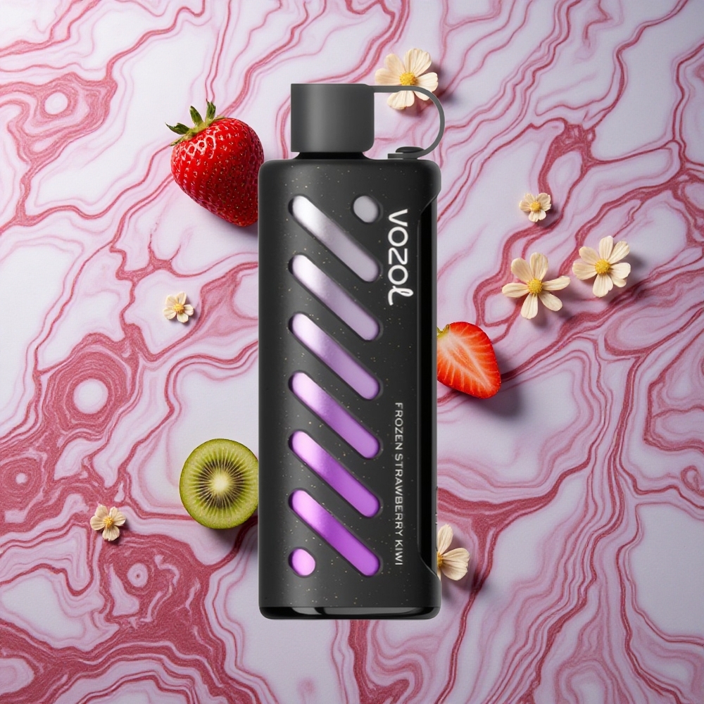 VOZOL Gear Shisha 25000 Puffs Saldēta Zemeņu Kiwi Latvija vape S.i.L.C Tech