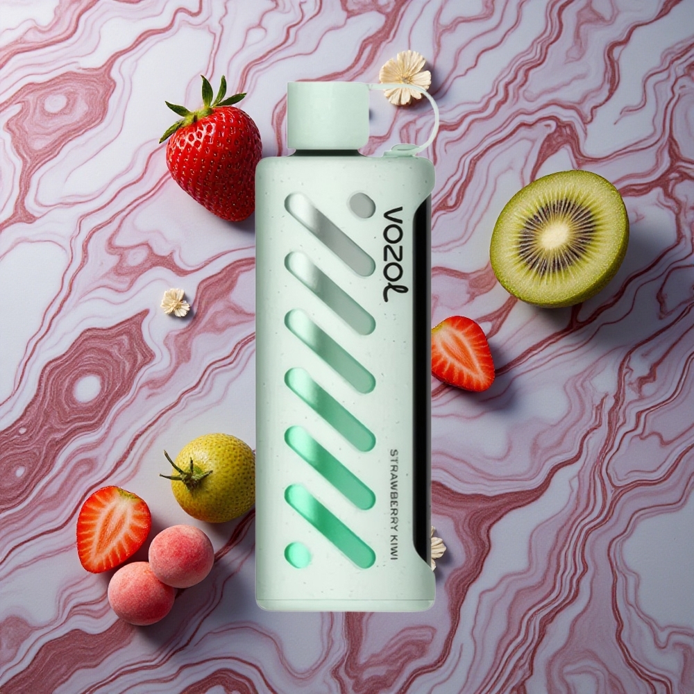 VOZOL Gear Shisha 25000 Puffs Zemeņu Kiwi S.i.L.C Tech Latvija vape