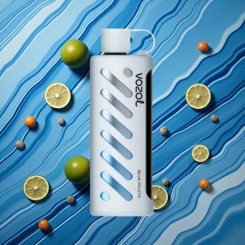 VOZOL Gear Shisha 25000 Puffs Zilā Mojito S.i.L.C Tech Latvija vape