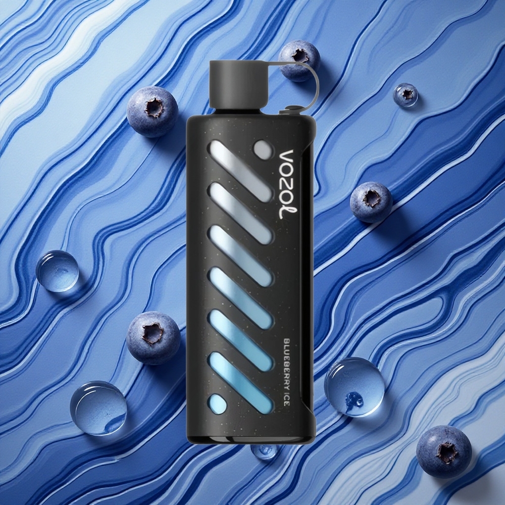 VOZOL Gear Shisha 25000 Puffs Zilā Oga Ledus S.i.L.C Tech Latvija vape