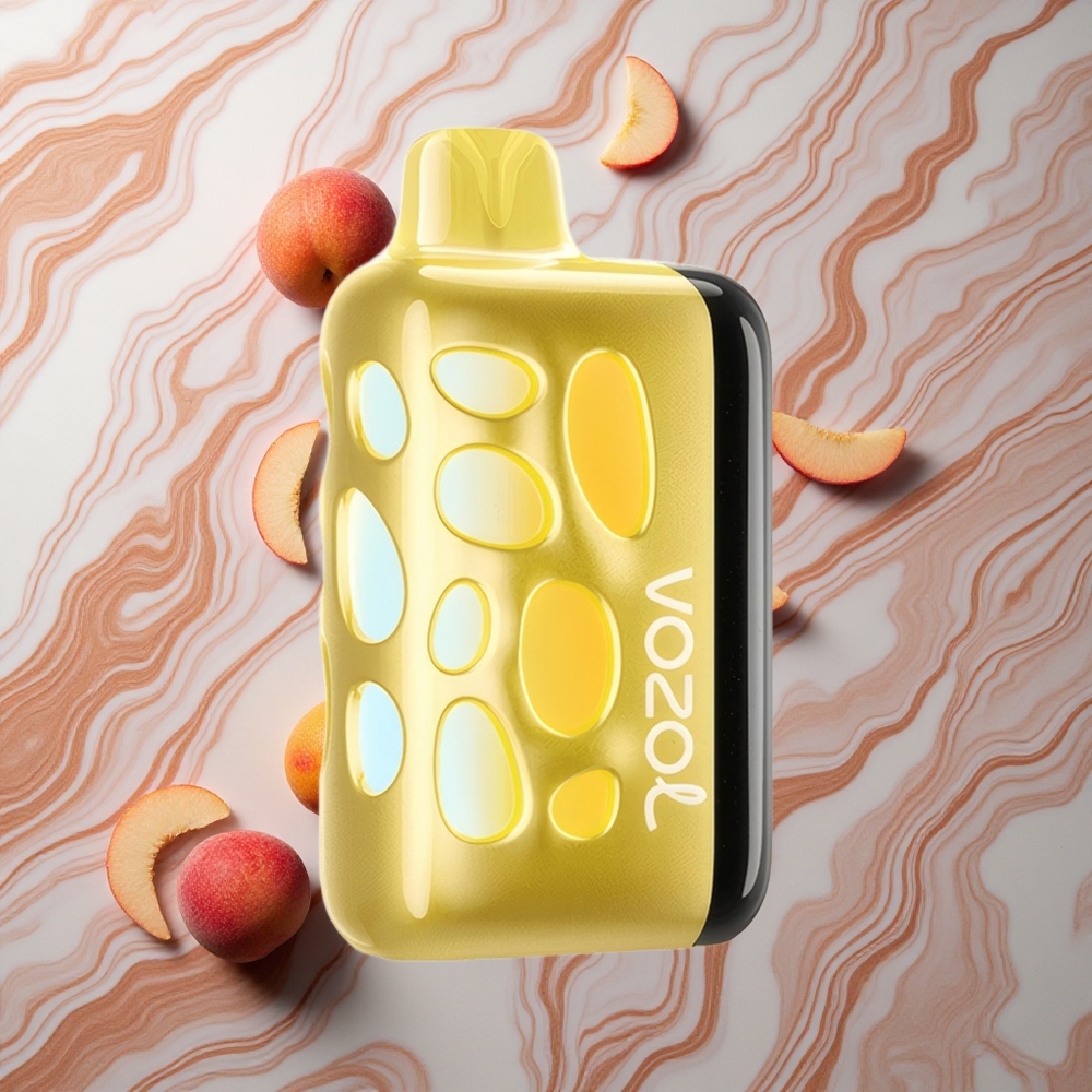 VOZOL RAVE 40000 Mango Persiku 270 grādu Vibrējošais Dizains 1000mAh Akumulators Latvija vape