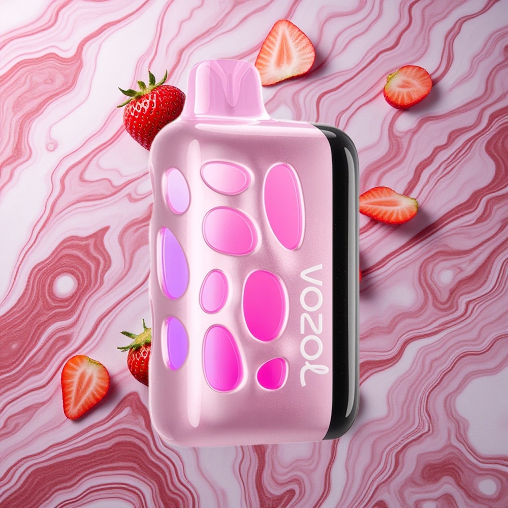 VOZOL RAVE 40000 Zemeņu Ledus 270 Grādu Spīdēšana 1000mAh Latvija vape