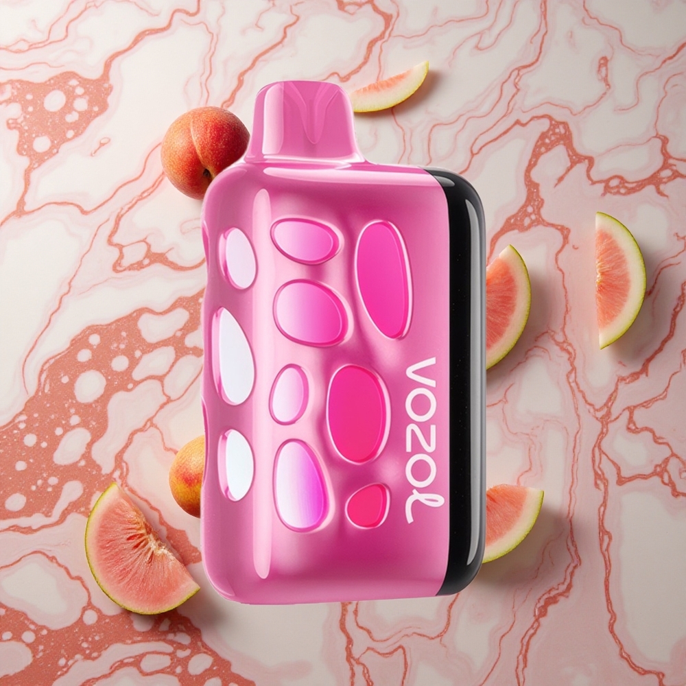VOZOL RAVE 40000 Zemeņu Persiku 270 grādu Spīdēšanas Dizains 1000mAh Latvija vape
