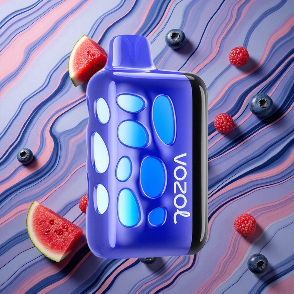 VOZOL RAVE 40000 Zilā Arbūza 270 grādu Spīdēšana 80% Uzlāde 20 Minūtēs Latvija vape