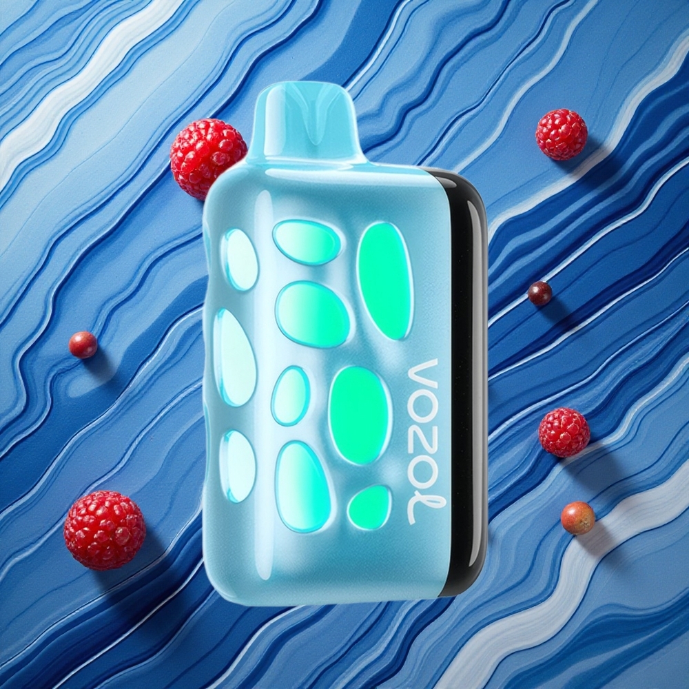 VOZOL RAVE 40000 Zilā Aveņu Ledus 270 grādu Spīdīgais Dizains 1000mAh Latvija vape