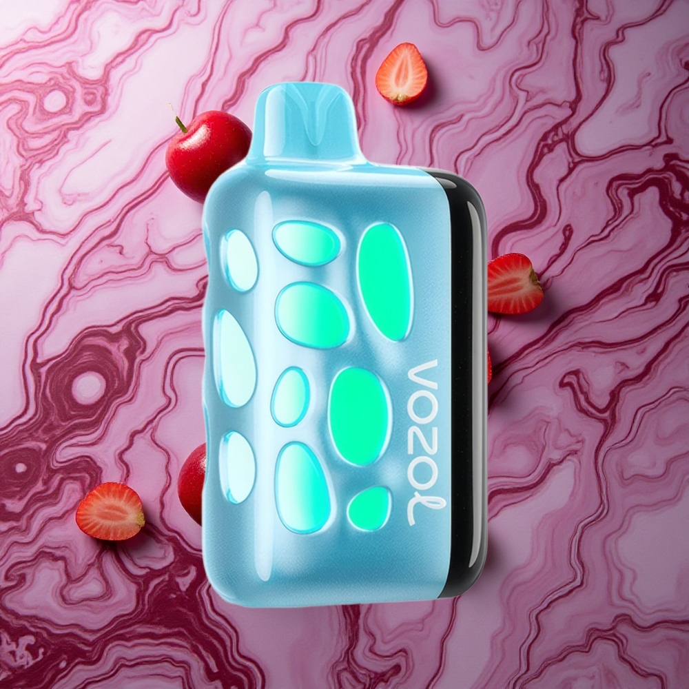 VOZOL RAVE 40000 Ķiršu Zemeņu 270 Grādu Spīdēšana 1000mAh Latvija vape