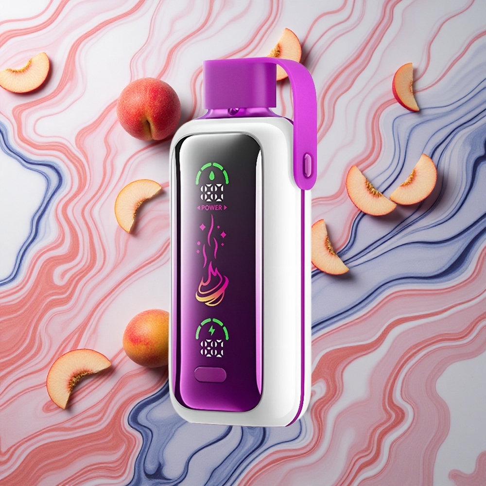 VOZOL Star 20000 Puffs 2.2" HD spoguļekrāns Duāls tīkls Persiku Ledus Latvija vape