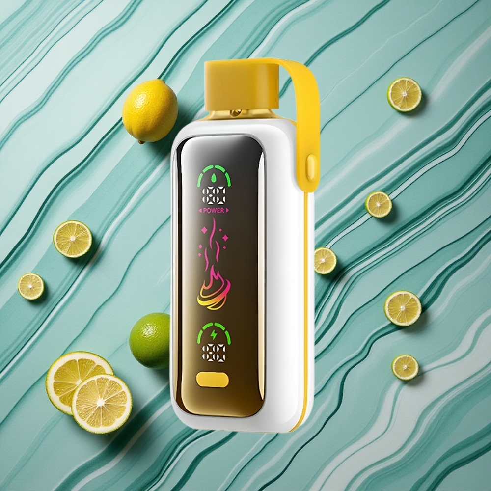 VOZOL Star 20000 Puffs Citrons Laimes Latvija vape 2.2" HD Spoguldisplejs