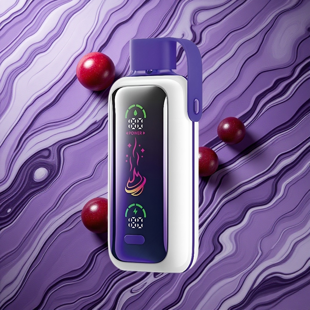 VOZOL Star 20000 Puffs Vīnogu Ledus 2.2" HD Spoguldisplejs Latvija vape