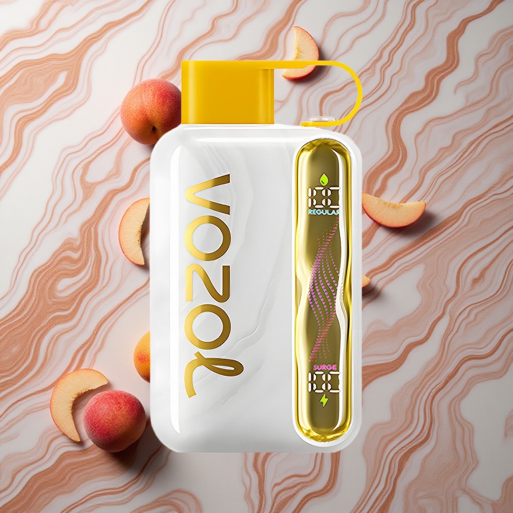 VOZOL STAR 40000 Puffs Manžu Persiku Disposable ar 1000mAh bateriju un Type-C Latvija vape