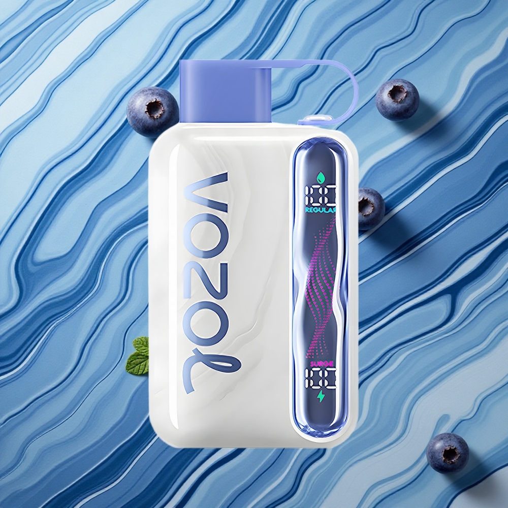 VOZOL STAR 40000 Puffs Zilā Mētra Latvija vape 1000mAh Type-C