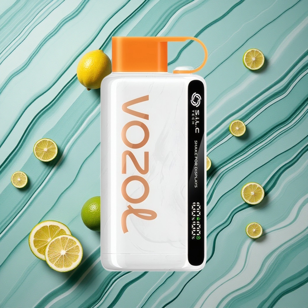 VOZOL STAR 9000/12000 Citrons Laimes 30% ātrāka uzlāde Latvija vape