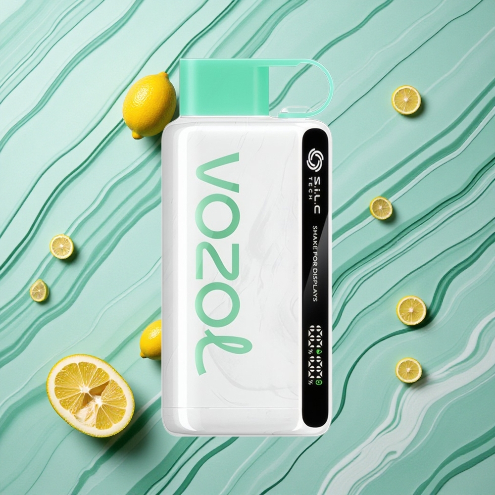 VOZOL STAR 9000/12000 Citrons Mētra 30% ātrāka uzlāde 650mAh Latvija vape