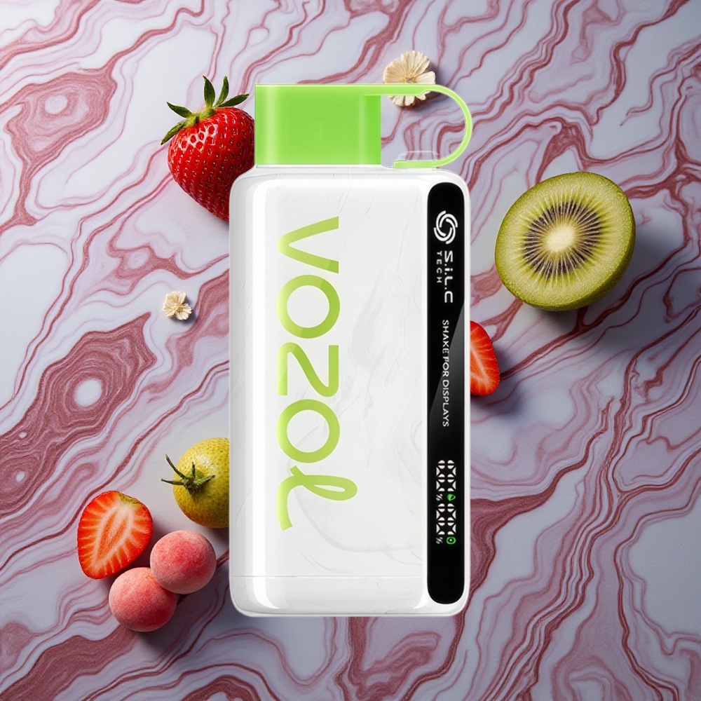 VOZOL STAR 9000/12000 Zemeņu Kiwi Atjaunotā plastmasa Latvija vape