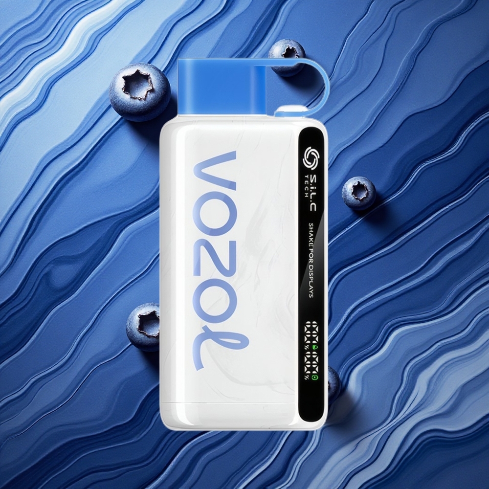 VOZOL STAR 9000/12000 Zilā Vētra ar 30% ātrāku uzlādi un 650mAh bateriju Latvija vape