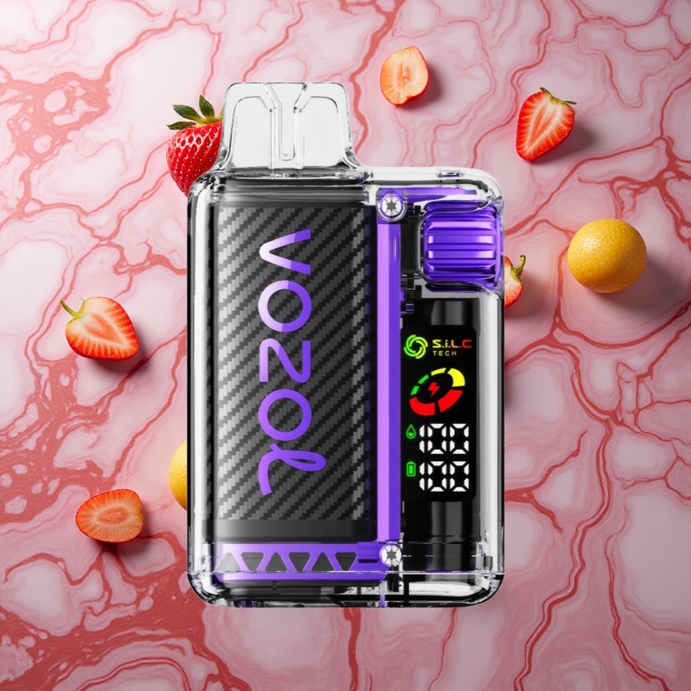 VOZOL Vista 20000 Puffs Zemeņu Manga OLED Ekrāns Latvija vape